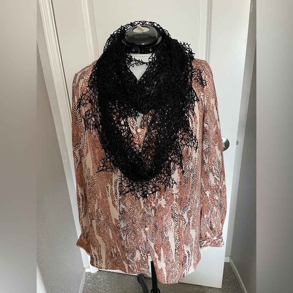 Blouse and scarf